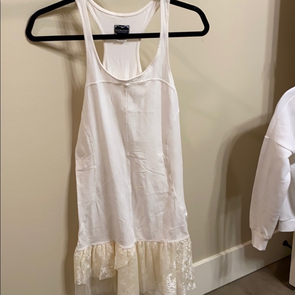 Free People Cream Lace Dress